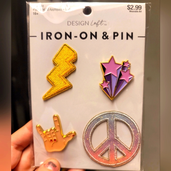 Design Loft Iron On & Pins - Picture 3 of 4